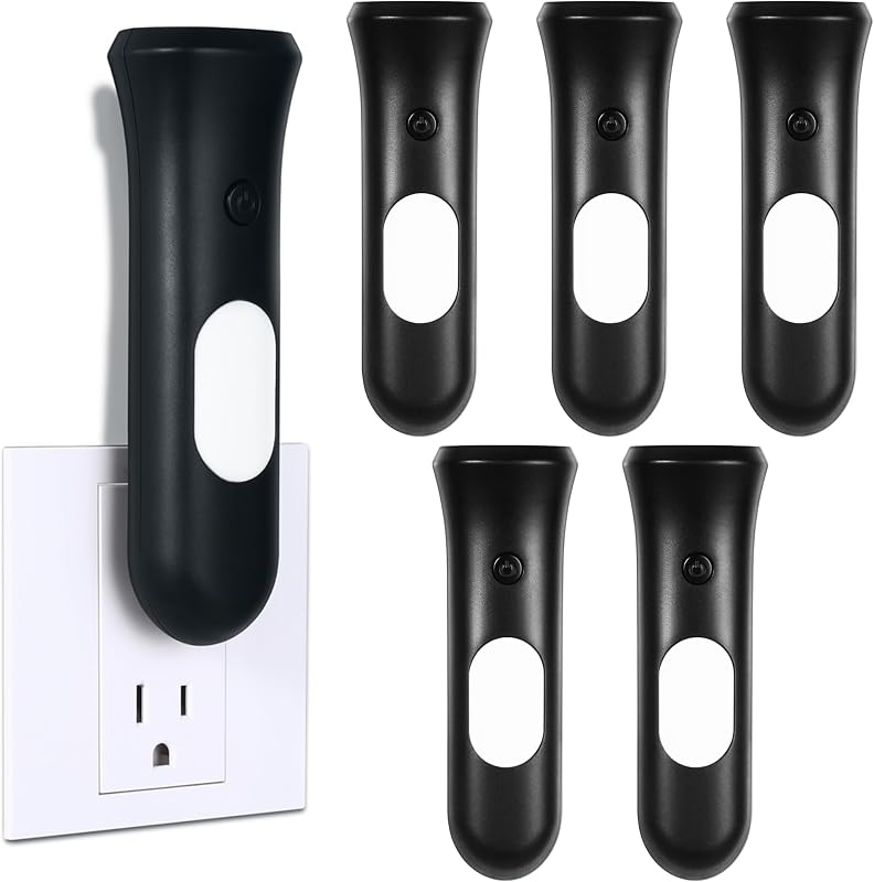 4en1 luces emergencia 6 Pzas LED recargable enchufe pared