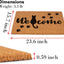 Tapete fibra coco antiderrap 23.6x15.7pulg