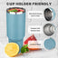 Vaso térmico acero inox 40oz con tapa y pajita