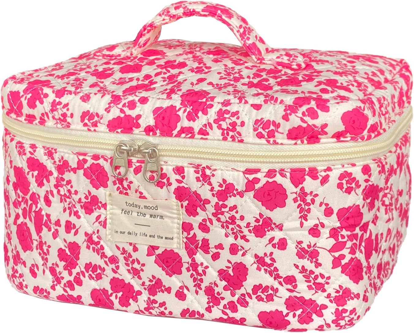 Bolso acolchado 8 colores para mujer con cremallera
