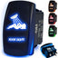 Interruptor luz roca LED ENCENDIDO/APAGADO 12V Azul