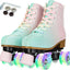 Patines niñas y mujeres con luces doble fila PU gradiente