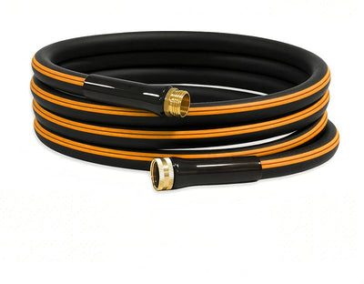 Manguera jardín 12ft x 5/8pulg color negro con conectores latón