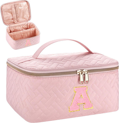 Bolso maquillaje acolchado con cremallera para niñas