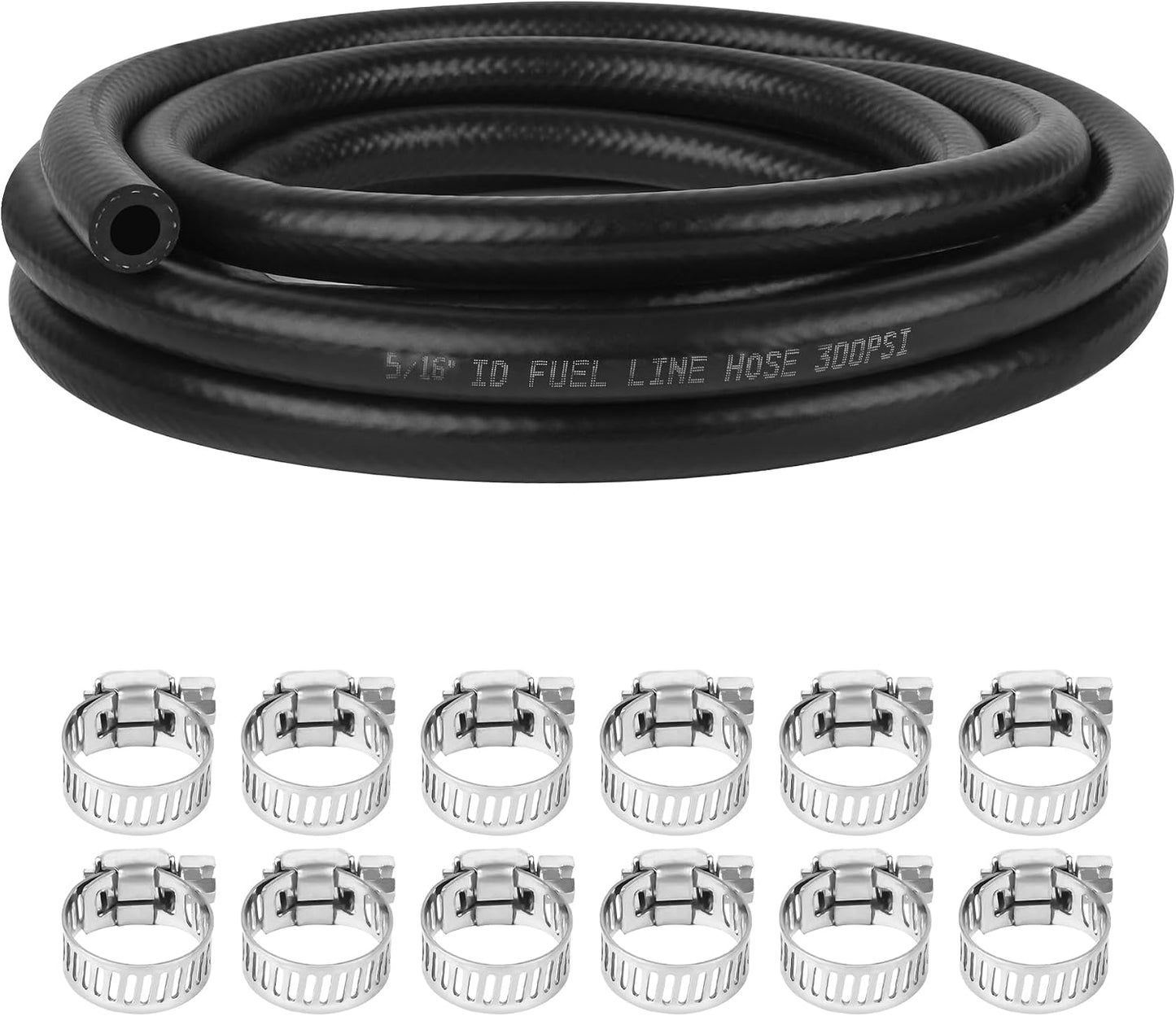 Manguera combustible 5/16pulg NBR 10ft 300PSI alta presion