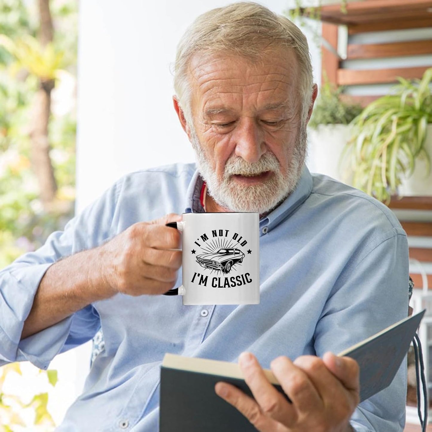 Taza café regalo para papá abuelo navidad