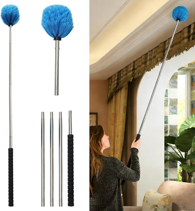 Cepillo telaraña poste extensión 5ft para ventilador techo