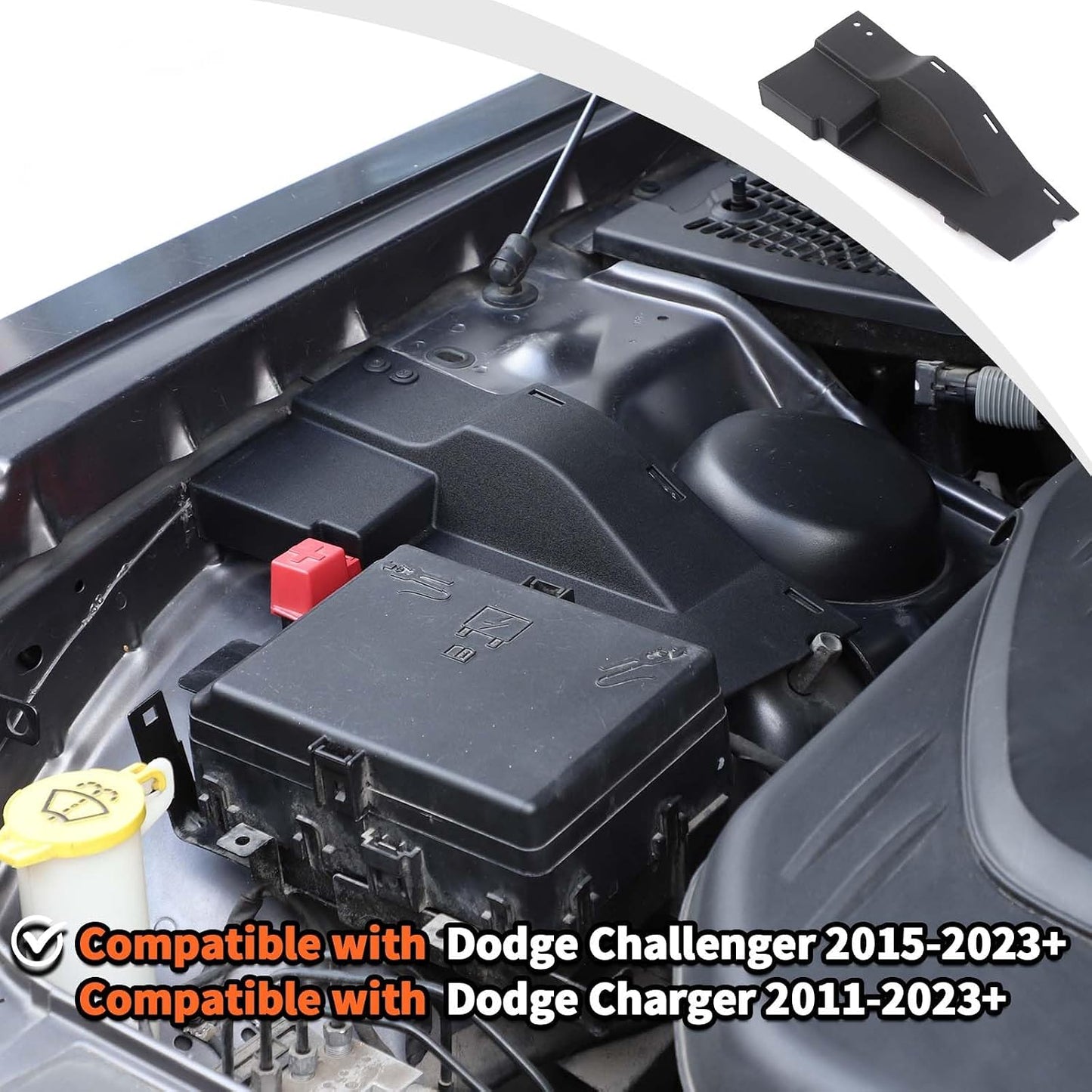 Cubierta motor polvo Dodge Challenger 15-24 Charger 11-24