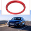 4 Anillos Decorativos Rojos para Audi A3 S3 2013-20