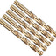 Broca M35 cobalto 5% acero inox 31/64" 135° 5 Uds