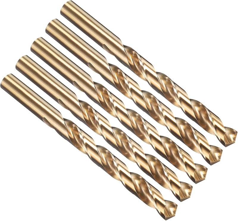 Broca M35 cobalto 5% acero inox 31/64" 135° 5 Uds