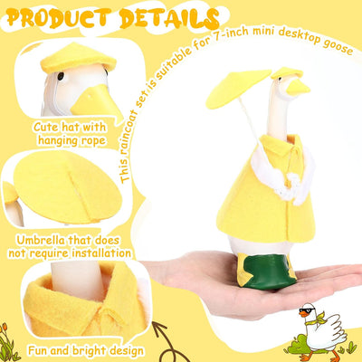Figura ganso escritorio 7pulg amarillo accesorios disfraz
