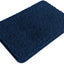 Alfombras baño azul marino antideslizantes 17x24pulg