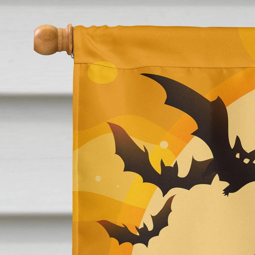 Bandera Halloween labrador grande poliéster