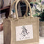 Bolsas arpillera rústicas para bodas set 6