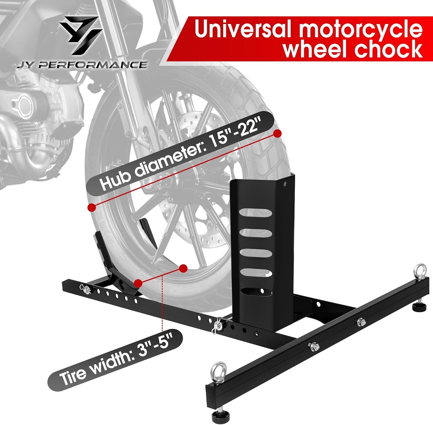 Soporte rueda delantera motocicleta ajustable 1800lb