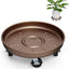 Soporte plantas con ruedas metal resistente 420