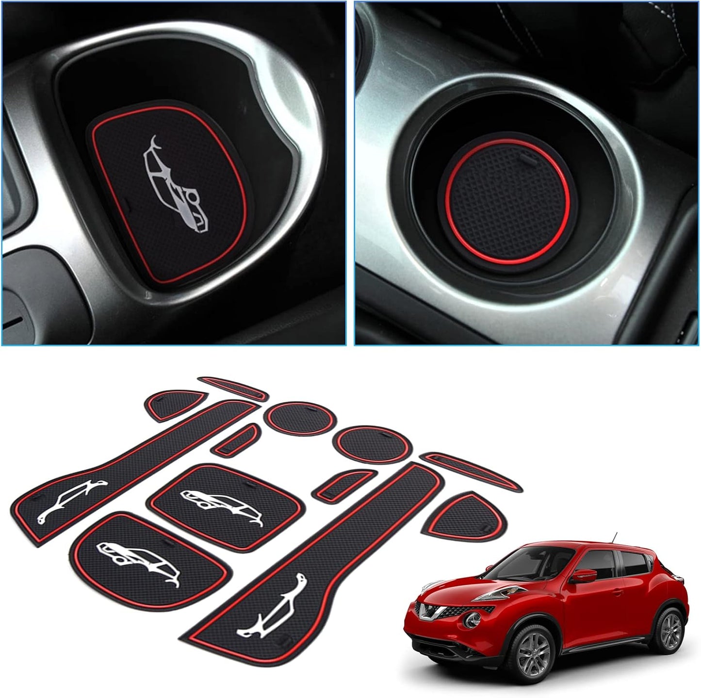 Forro consola Nissan Juke 2011- ranura puerta y accesorios