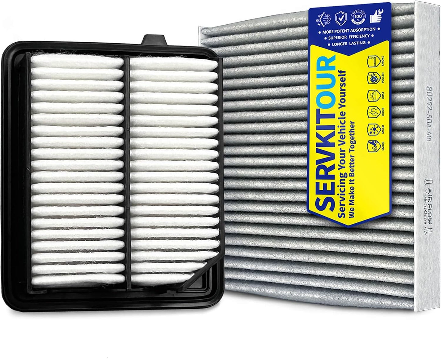 Set filtros aire cabina motor Accord 2.0L 14-15 17-22