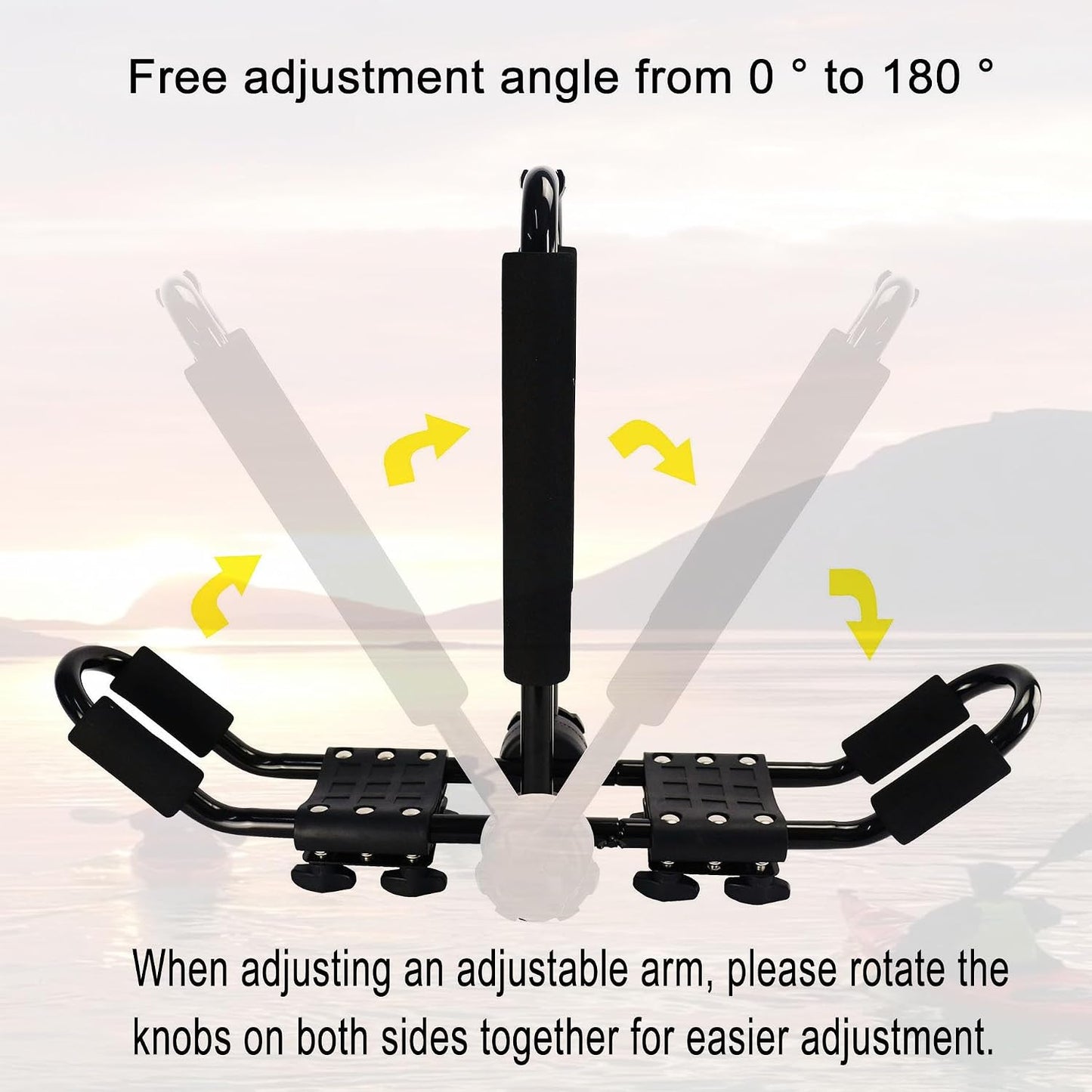 Estante plegable techo kayak canoa SUP para SUV coche camión