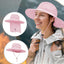 Sombrero ala ancha UPF 50 para hombres y mujeres plegable