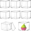 Caja acrílico 8 pzas transparente para joyas y dulces