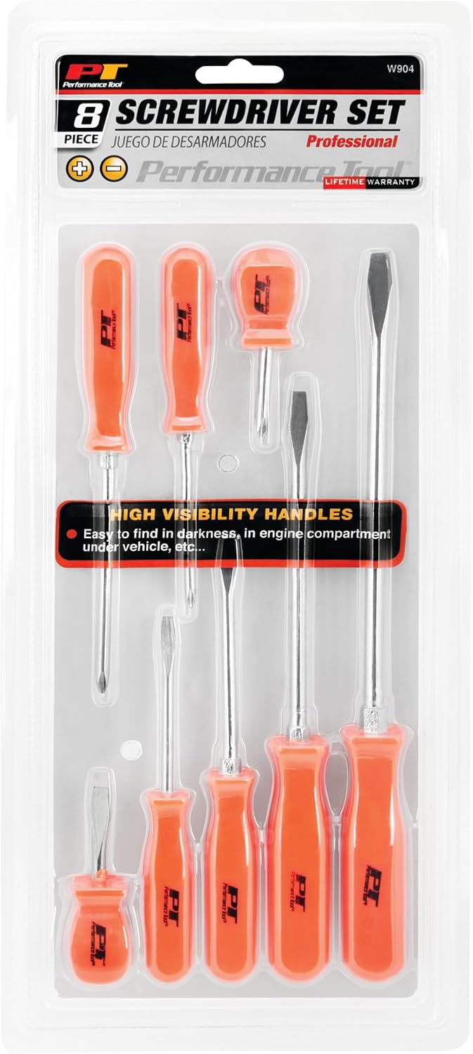 Set 8 Pzas Destornilladores Naranja