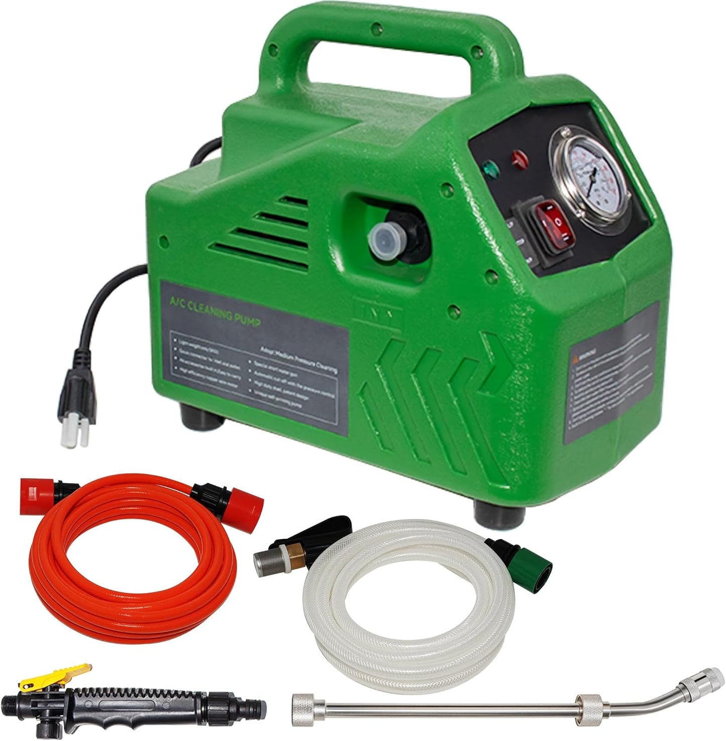 Limpiador bobina HVAC con puerto A 120V 4L/min solo con agua