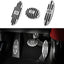 3 Pzas almohadillas pedal MINI Cooper antiderrap gris