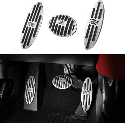 3 Pzas almohadillas pedal MINI Cooper antiderrap gris