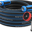 Manguera jardín 35ft x 5/8pulg boquilla polímero flexible