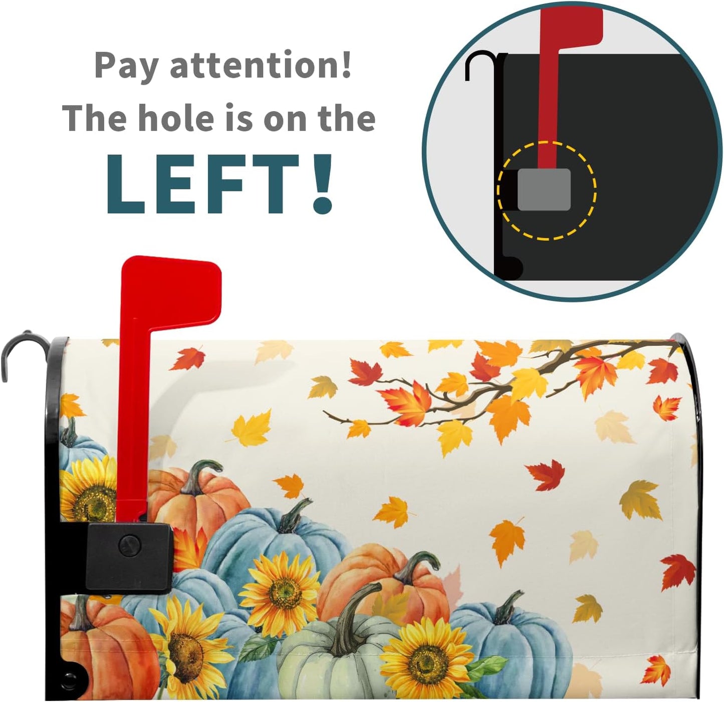 Fundas magnéticas para buzón 18x21pulg color naranja