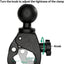 Base bola 1.5pulg abrazadera comp. Ram doble enchufe
