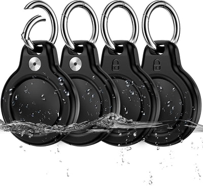4 Llaveros impermeables comp AirTag con funda antirrobo