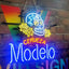 Lámpara cerveza artesanal 20x16 pulg con calavera