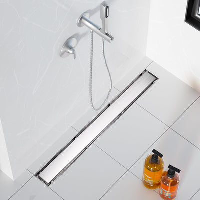 Drenaje ducha 36pulg acero inox cepillado con cubierta y