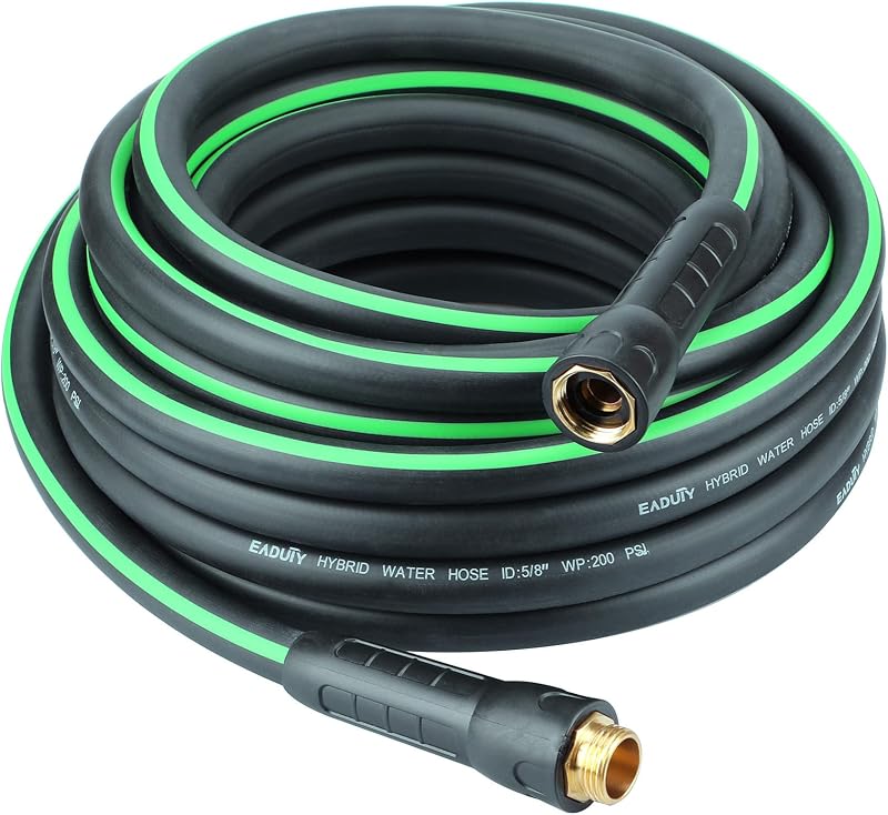 Manguera jardín 5/8pulg x 50ft resistente con asa