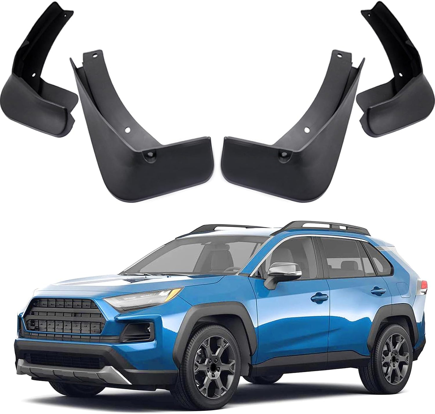 Aletas barro comp Toyota RAV4 19-25 TRD Off-Road 4 Pzas