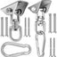 Perchas de madera para hormigón 2uds 1200lb acero inox giro 360