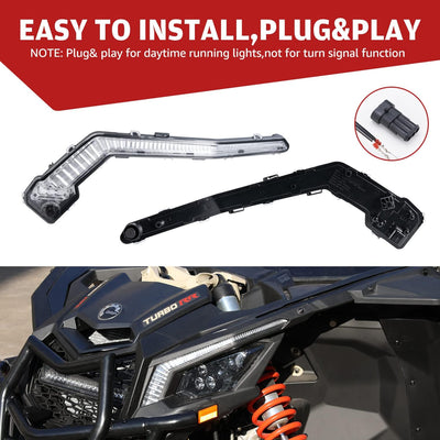 Luces colmillo señal giro LED Can Am Maverick X3 XDS XRS