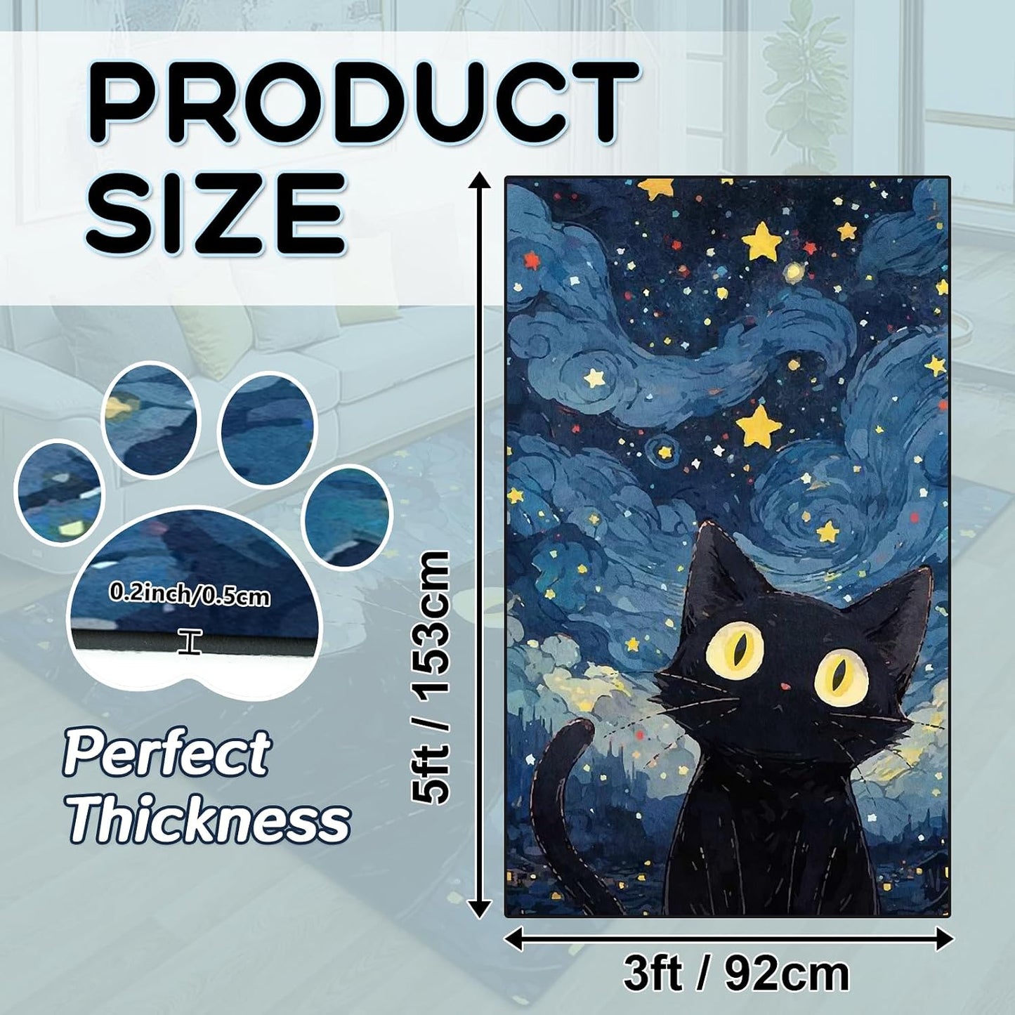 Tapete terciopelo suave para mascotas 3x5ft antiderrap