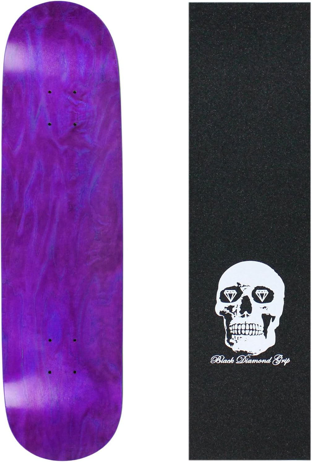 Tabla skate 7 capas arce canadiense Griptape morado