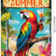 Bandera jardín doble cara hello summer 12x18pulg tropical