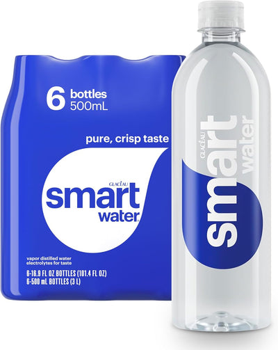 Agua destilada vapor 16.9oz paquete 6