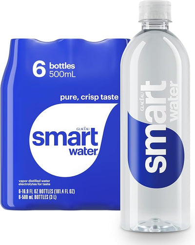 Agua destilada vapor 16.9oz paquete 6