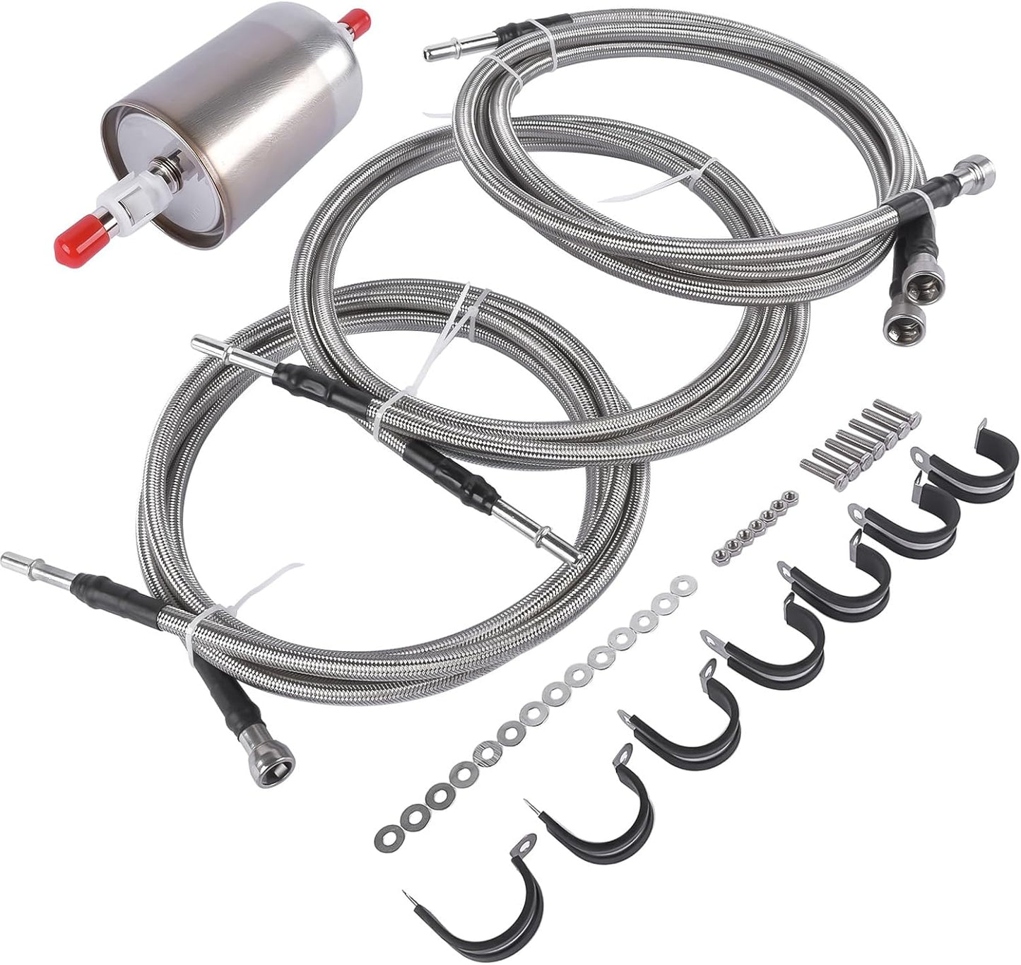 Reemplazo línea combustible acero inox Chevy Silverado 01-03