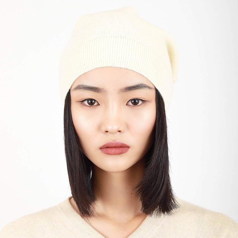 Gorro cachemira mujer gran tamaño caja regalo