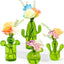 Jarrón vidrio para cactus y plantas hidropónicas