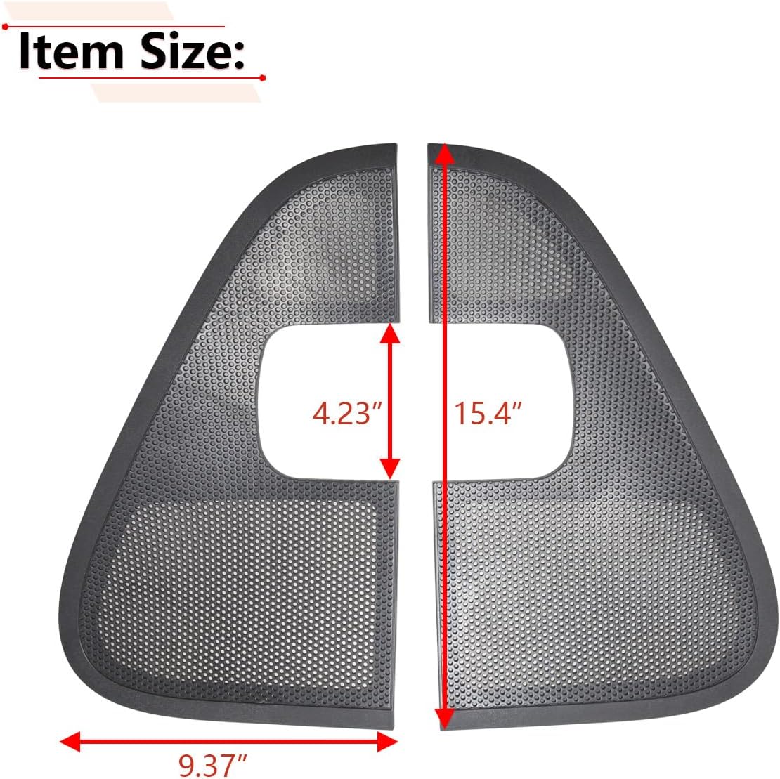 Cubiertas panel rejilla altavoz Ford color gris pedernal
