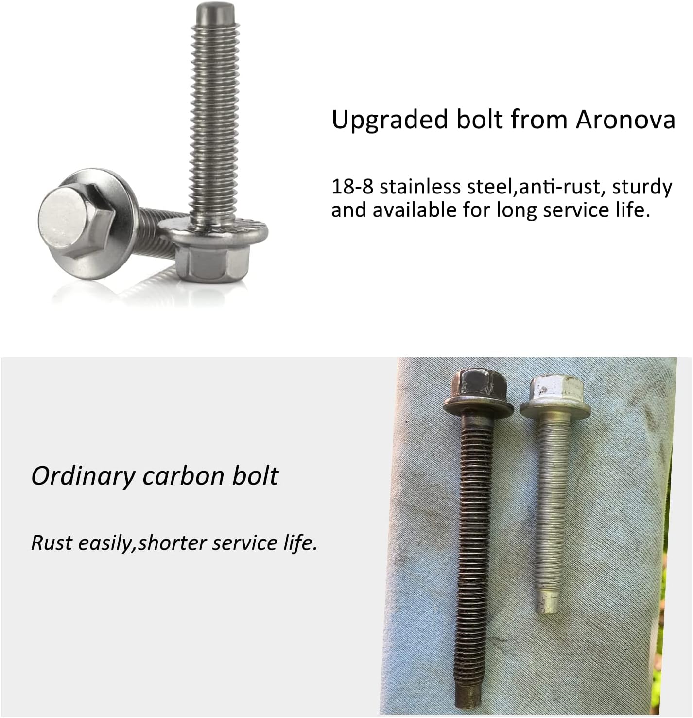 Kit accesorios correa tanque acero inox 18-8 comp